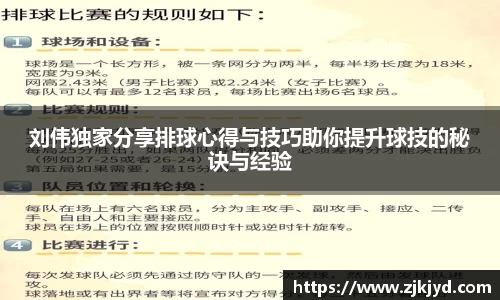 刘伟独家分享排球心得与技巧助你提升球技的秘诀与经验