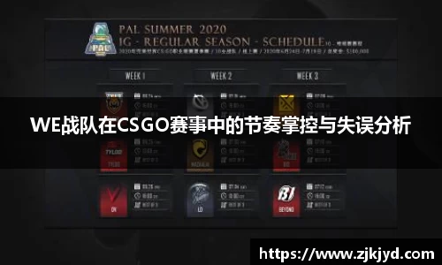 WE战队在CSGO赛事中的节奏掌控与失误分析