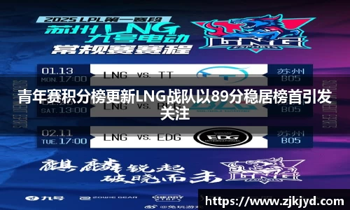 青年赛积分榜更新LNG战队以89分稳居榜首引发关注